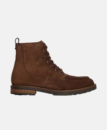 Lace-up ankle boot