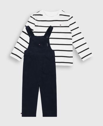 Shirt and dungarees set