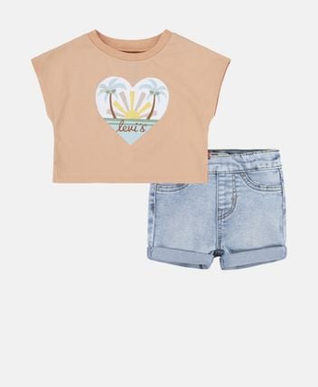 Top and shorts set