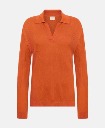 Knitted polo shirt