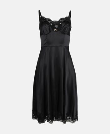 Silk-blend dress