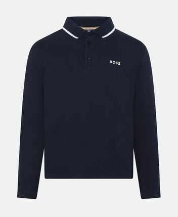 Long-sleeved polo shirt