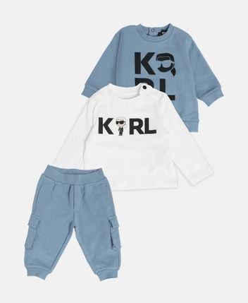 Sweatshirt, longsleeve & trousers set