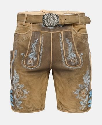 Leather shorts