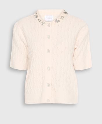 Short-sleeved cardigan