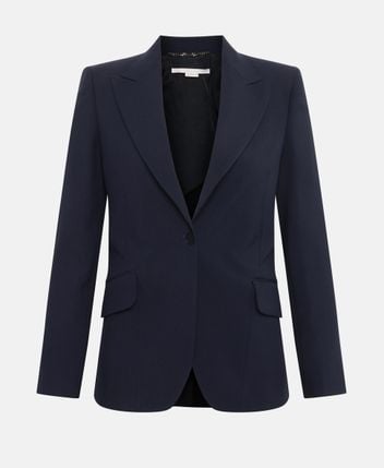 Blazer with flap pockets
