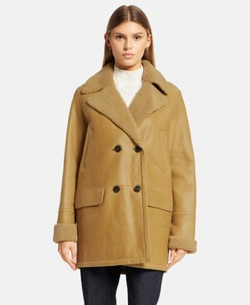 Leather coat