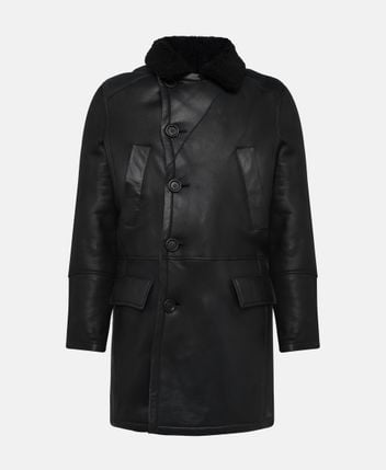Leather coat