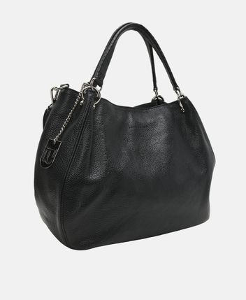 Leather shoulder bag
