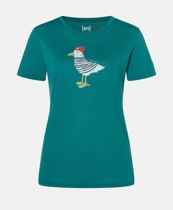 Wool-blend functional shirt