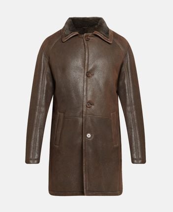 Leather coat