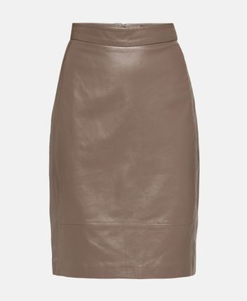 Leather skirt
