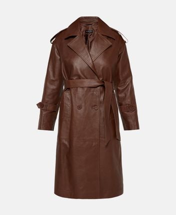 Leather coat
