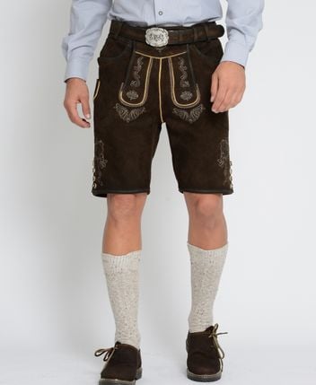 Leather shorts