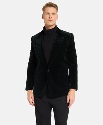 Velvet suit jacket