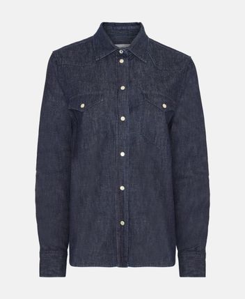 Denim blouse