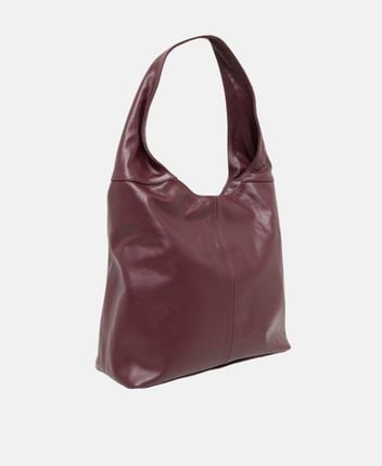Leather shoulder bag