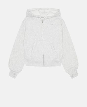 Hooded sweat jacket