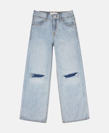 High-waist jeans