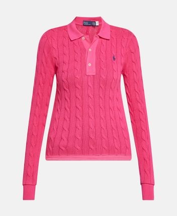 Knitted polo shirt