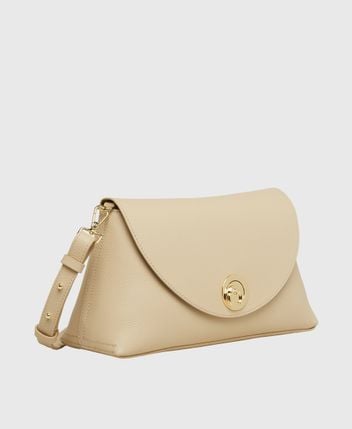 Leather shoulder bag