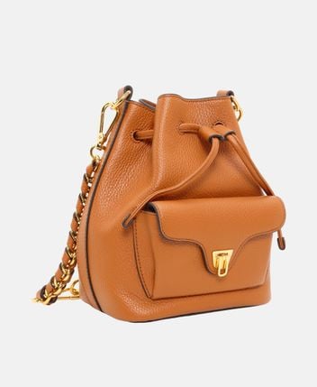 Leather bucketbag Beat