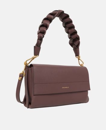 Leather shoulder bag