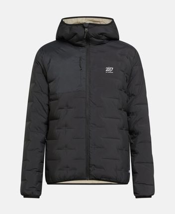 Reversible soft down jacket