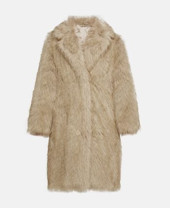 Faux fur coat