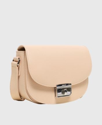 Leather cross body bag