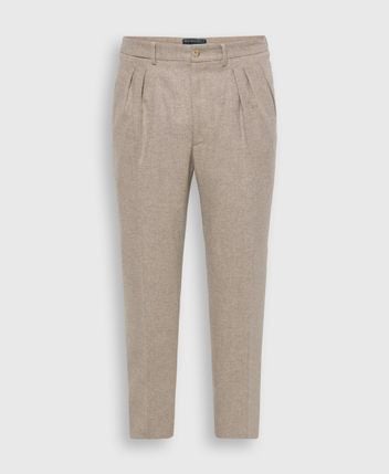 Wool-blend trousers