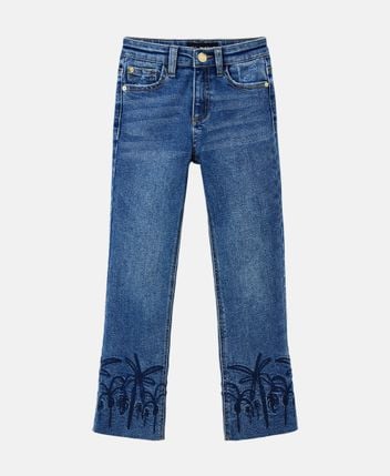 Straight-leg jeans