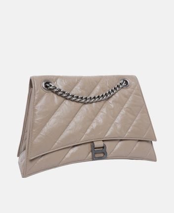 Leather shoulder bag