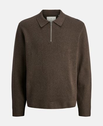 Knitted polo shirt
