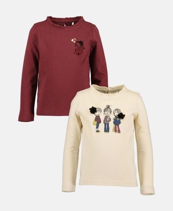 Long-sleeved top, pack of 2