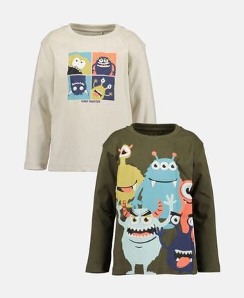 Long-sleeved top, pack of 2