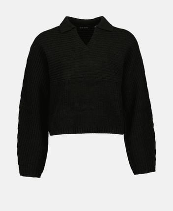 Knitted polo shirt