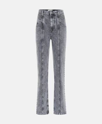 Straight-leg jeans