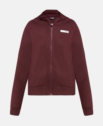 Hooded sweat jacket