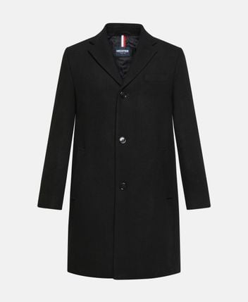 Wool-blend coat