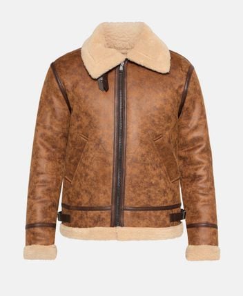 Leather-look jacket
