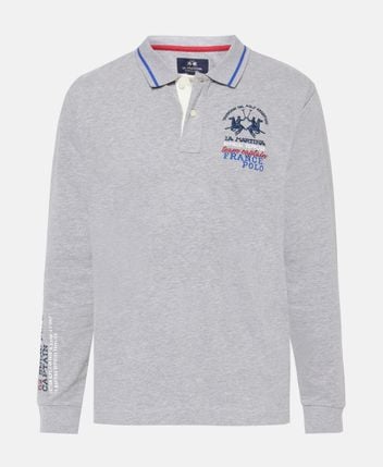 Long-sleeved polo shirt