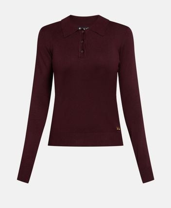 Knitted polo shirt