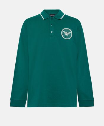 Long-sleeved polo shirt