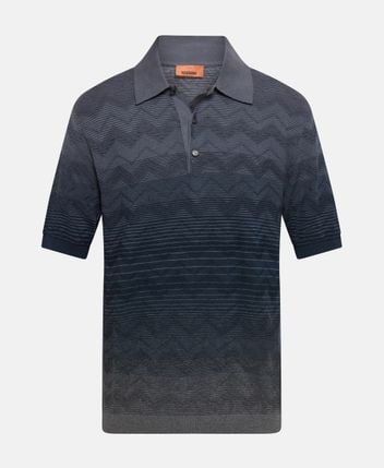Knitted polo shirt