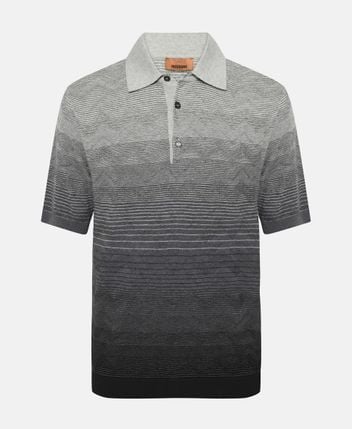 Knitted polo shirt