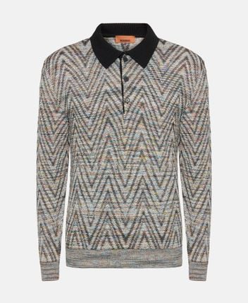 Long-sleeved polo shirt