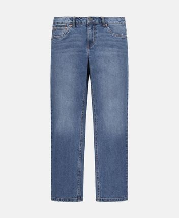 Straight-leg jeans