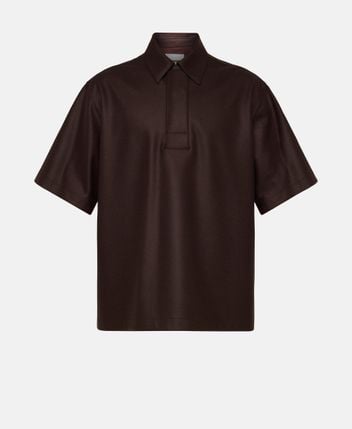 Knitted polo shirt