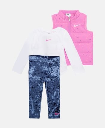 Jacket, long-sleeved top and trousers set